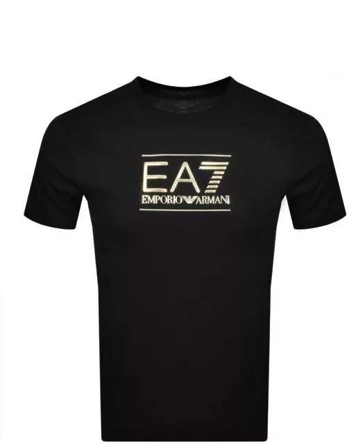 EA7 Emporio Armani Large Logo T Shirt Black