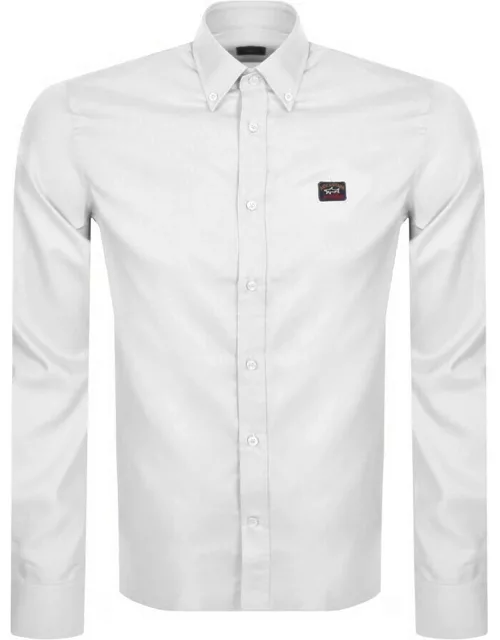 Paul And Shark Cotton Long Sleeved Shirt White
