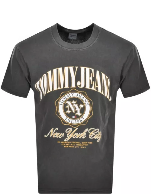 Tommy Jeans Logo T Shirt Grey