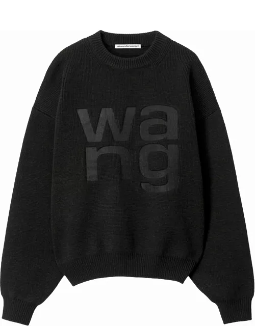 Wang logo jumper
