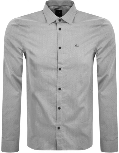 Armani Exchange Long Sleeve Shirt White