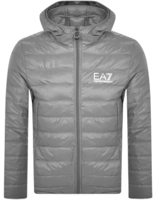 EA7 Emporio Armani Quilted Jacket Grey
