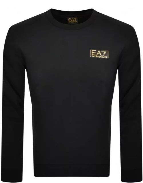 EA7 Emporio Armani Logo Sweatshirt Black