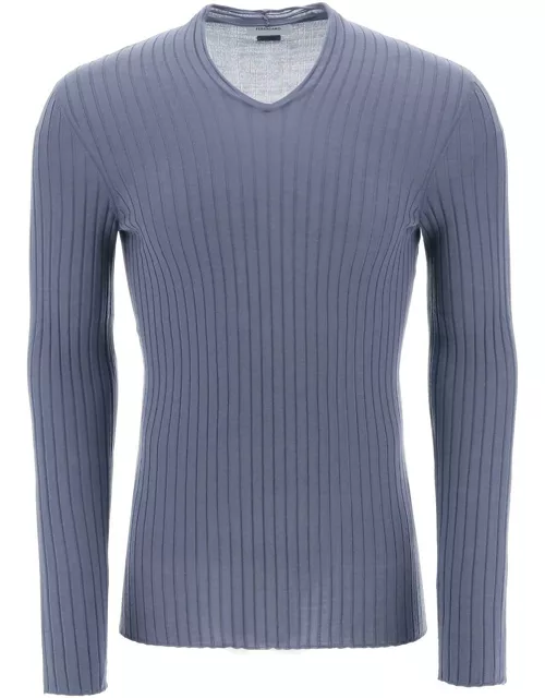 FERRAGAMO Ribbed-knit sweater