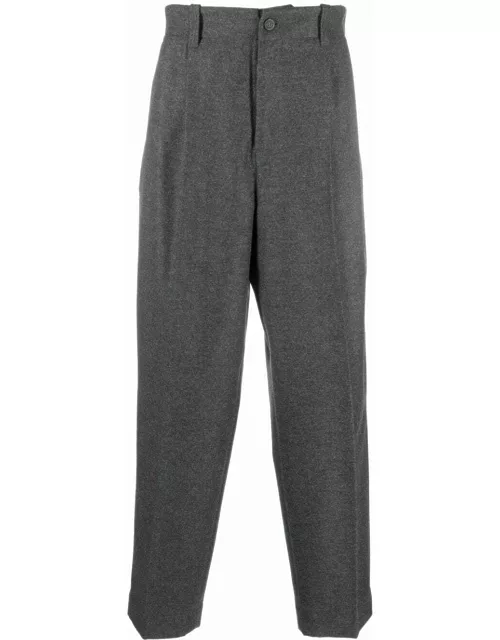 Grey tapered tailored trouser