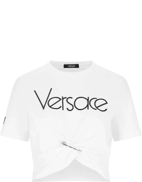 Versace 'Safety Pin' Logo T-Shirt