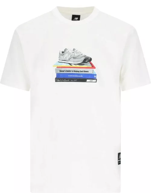 New Balance "Athletics Wesley Shan Literature" Print T-Shirt