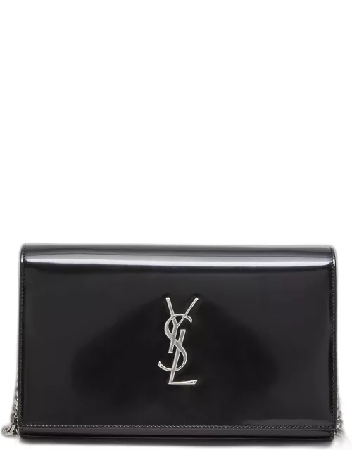 YSL Classic Flap Leather Wallet on Chain