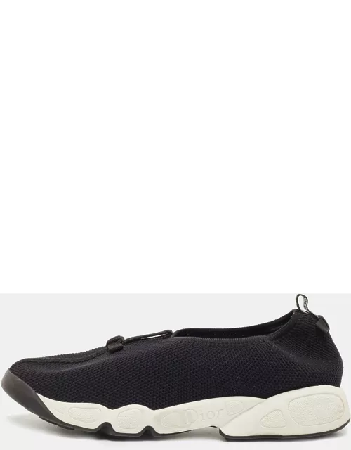 Dior Black Knit Fabric Fusion Sneaker