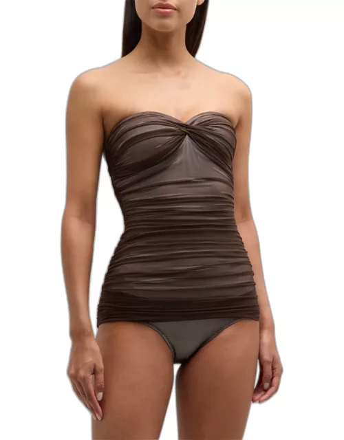 Walter Shirred One-Piece Swimsuit