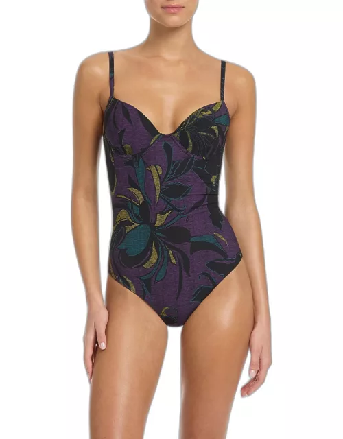Molded Underwire One-Piece Swimsuit