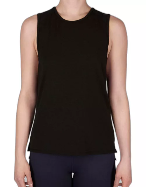 Cut It Out Active Crewneck Sleeveless Tee