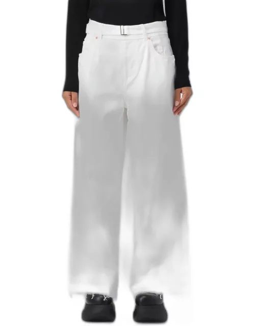 Trousers SACAI Woman colour White