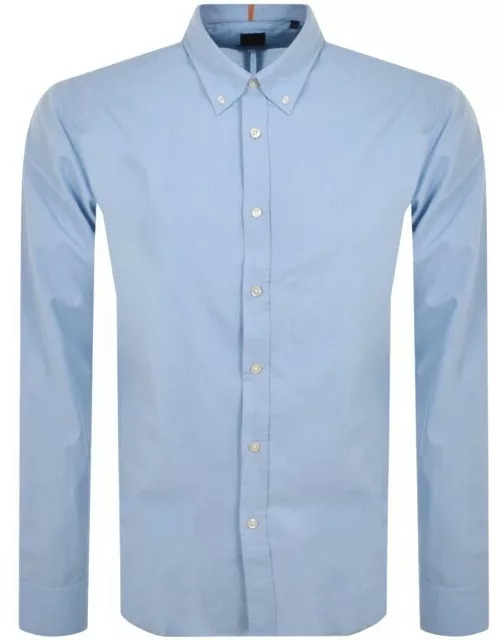 BOSS Rickert Long Sleeved Shirt Blue
