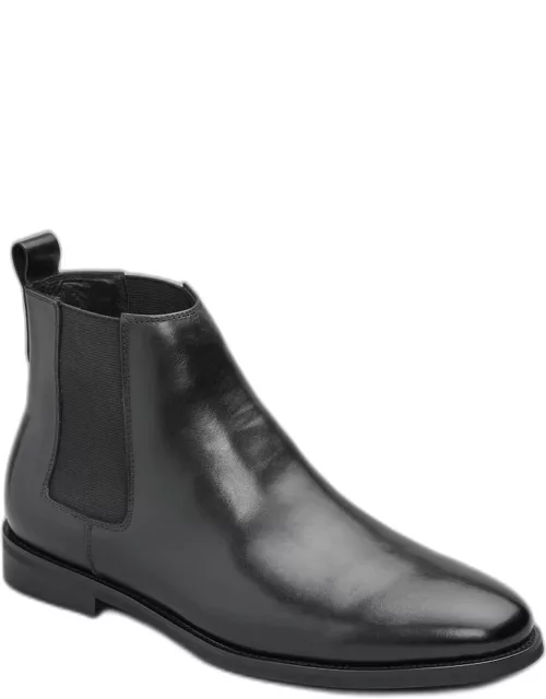 Men's Joseph Abboud Wylie Plain Toe Chelsea Boots, Black, 13 D Width