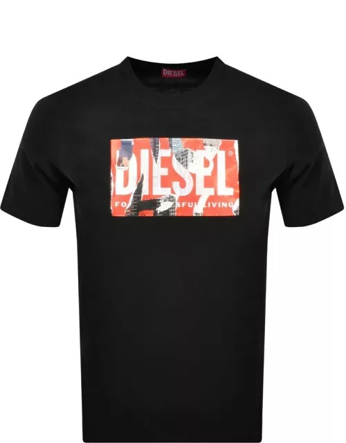 Diesel T Just L13 T Shirt Black