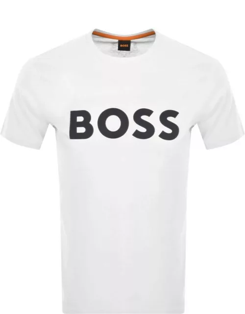 BOSS Thinking 1 Logo T Shirt White