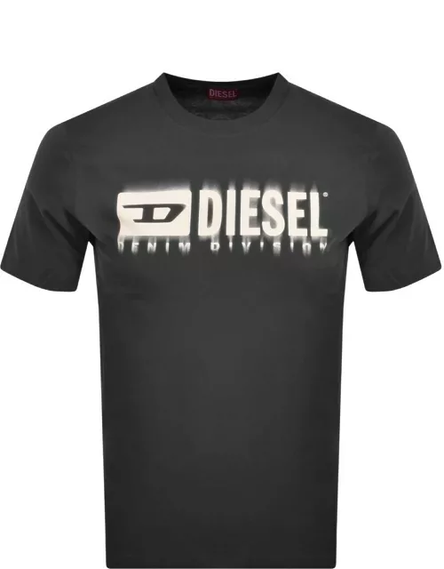 Diesel T Diegor L6 T Shirt Grey