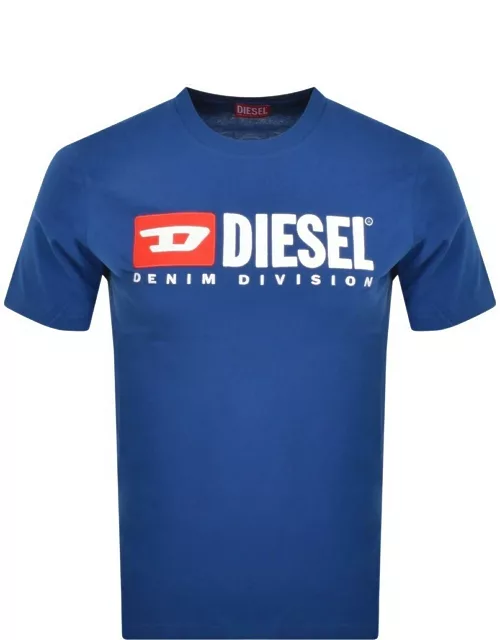 Diesel T Diegor DIV T Shirt Blue