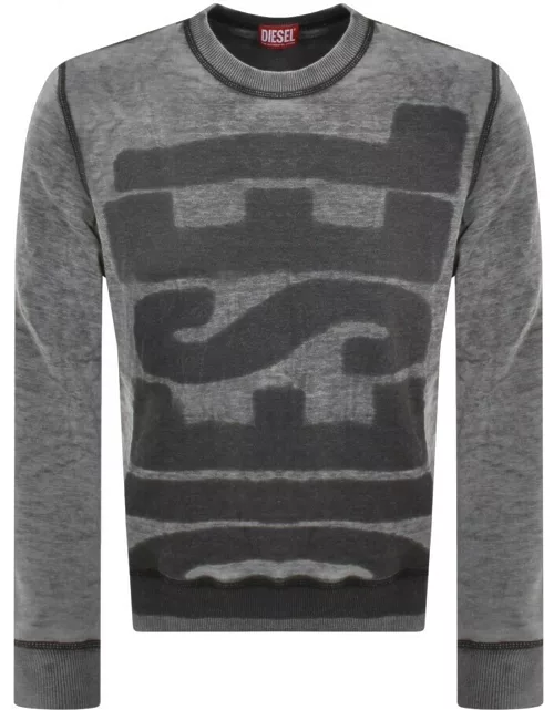 Diesel S Ginn L1 Sweatshirt Grey