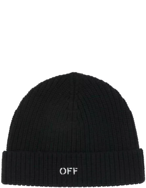 OFF-WHITE Wool beanie hat