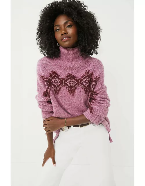 Rose Benoite Turtleneck Sweater