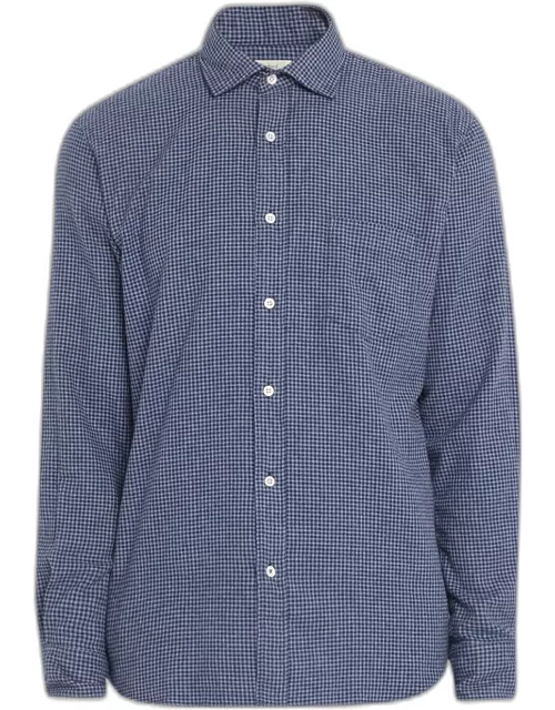 Men's Paul Gingham Flannel Button-Down Shirt