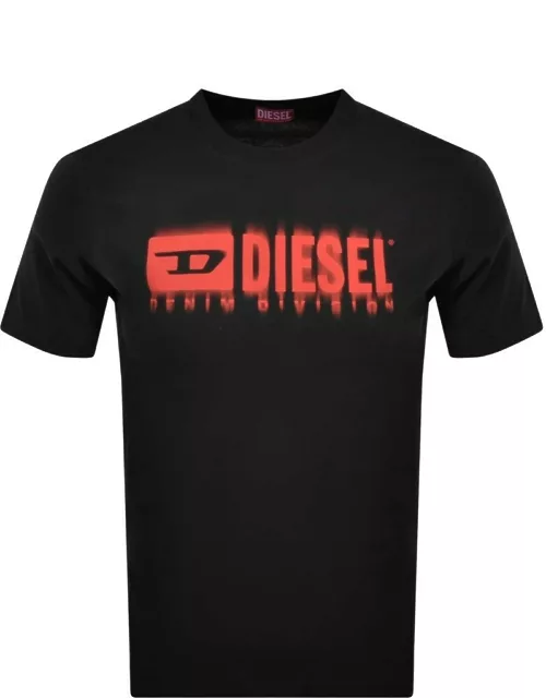 Diesel T Diegor L6 T Shirt Black