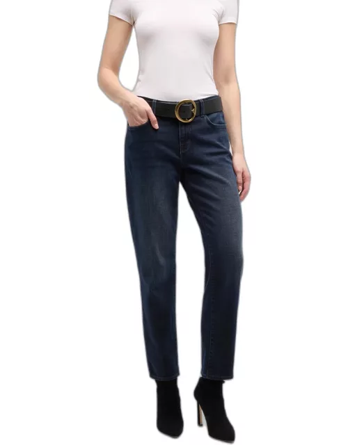 Marjorie Mid-Rise Slouch Slim Straight Jean