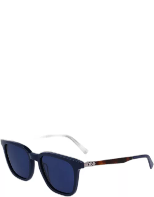 Men's Timeless Acetate Rectangle Sunglasse