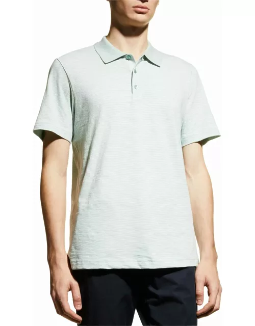 Men's Bron Cosmos Stripe Polo Shirt