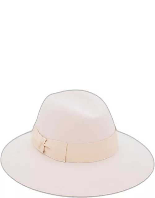 Borsalino Claudette Brushed Felt Large Brim Hat