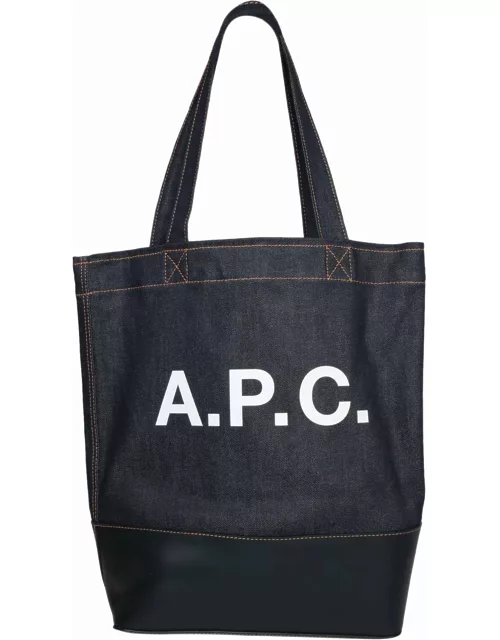 A.P.C. Axelle Denim Tote Bag