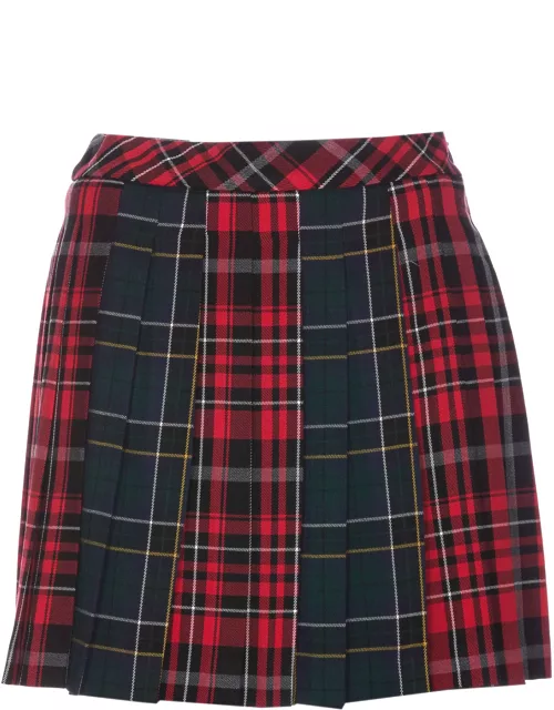 Liu-Jo Mini Check Skirt