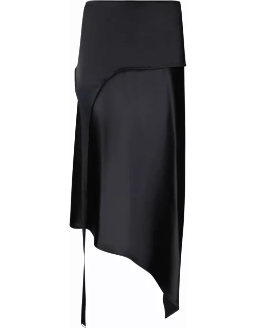 SSHEENA Midi Asymmetric Skirt