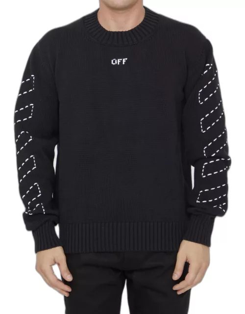 Off-White Stitch Arrow Diags Sweater