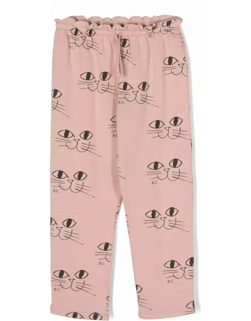 Bobo Choses Pink Cotton Trouser