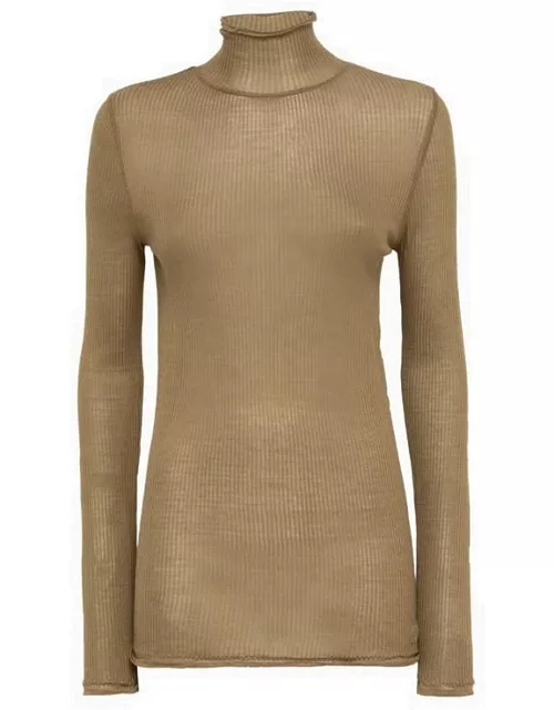 Lemaire Turtle Neck Sweater In Silk