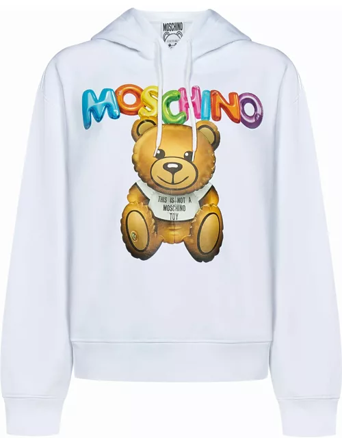 Inflatable Teddy Bear Sweatshirt Moschino