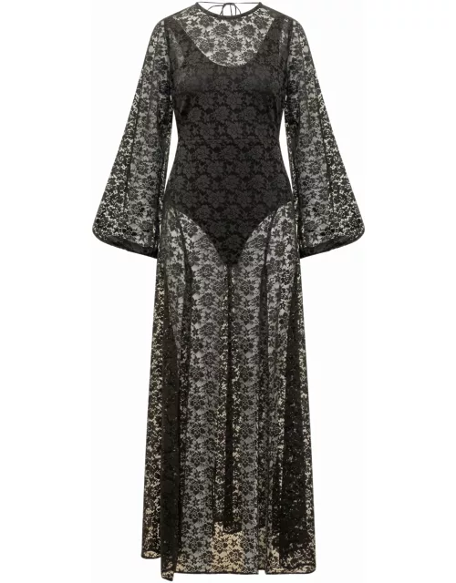 Rotate by Birger Christensen Long Lace Dres