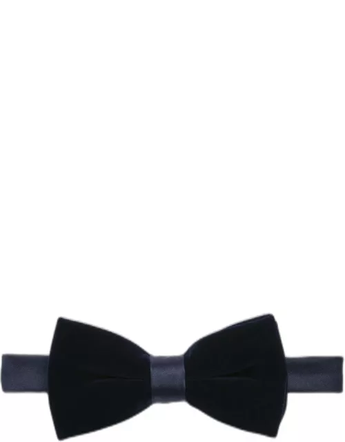 JoS. A. Bank Men's Solid Pre-Tied Bow Tie, Navy, One