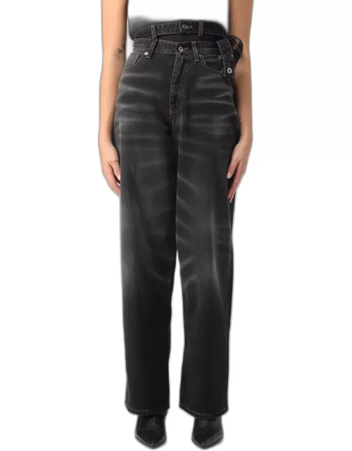 Jeans Y/PROJECT Woman colour Black