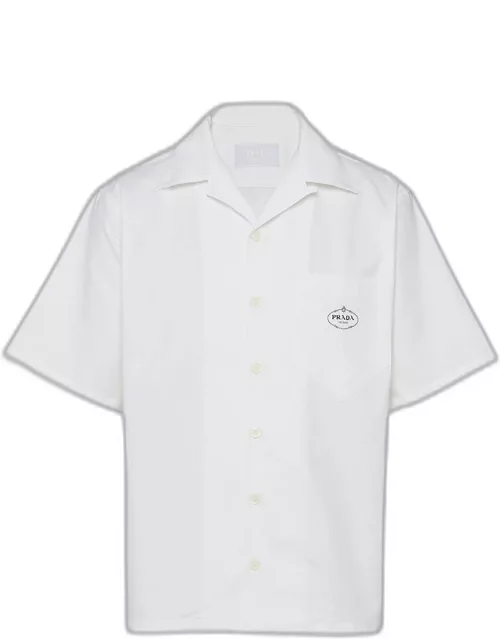 Men's Oxford Sea Island Cotton Bowling Shirt