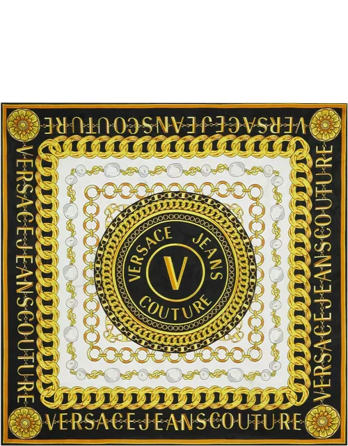 versace jeans couture silk scarf