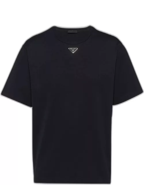 Men's Jersey Triangle Logo T-Shirt