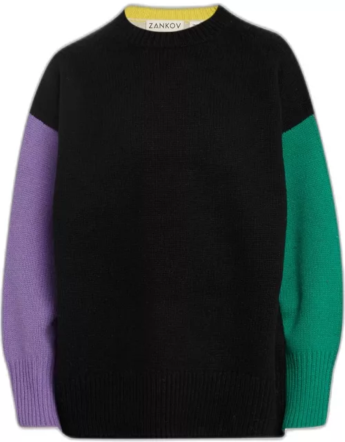 Ryo Colorblock Wool Sweater