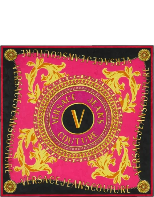 versace jeans couture silk scarf