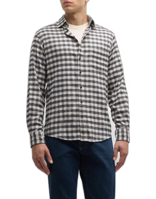 Men's Albany Road Check Casual Button-Down Shirt