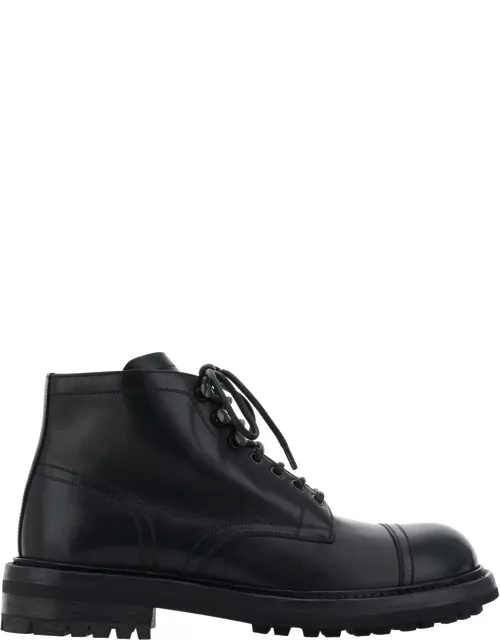 Dolce & Gabbana Lace-up Ankle Boot