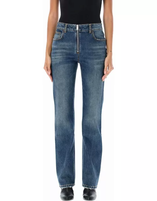 Stella McCartney Denim Zip Straight Jean